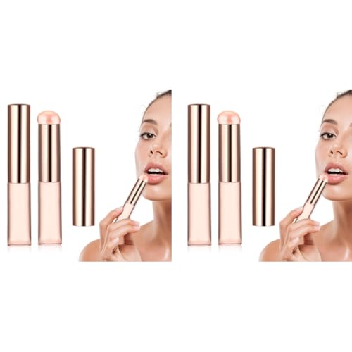 MAYCREATE® 4PCS Silicone Lip Applicator, Silicone Lip Brush, Silicone Brush for Lipstick Lip Balm, Concealer Applicator with Dustproof Cap for Lip Gloss, Lip Tint, Lip Mask - Pink MAYCREATE® 4PCS Silicone Lip Applicator, Silicone Lip Brush, Silicone Brush for Lipstick Lip Balm, Concealer Applicator with Dustproof Cap for Lip Gloss, Lip Tint, Lip Mask - Pink